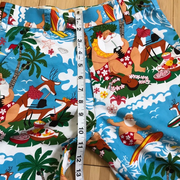 Loudmouth Golf Surfing Santa Golf Pants 26xUF - Picture 7 of 11